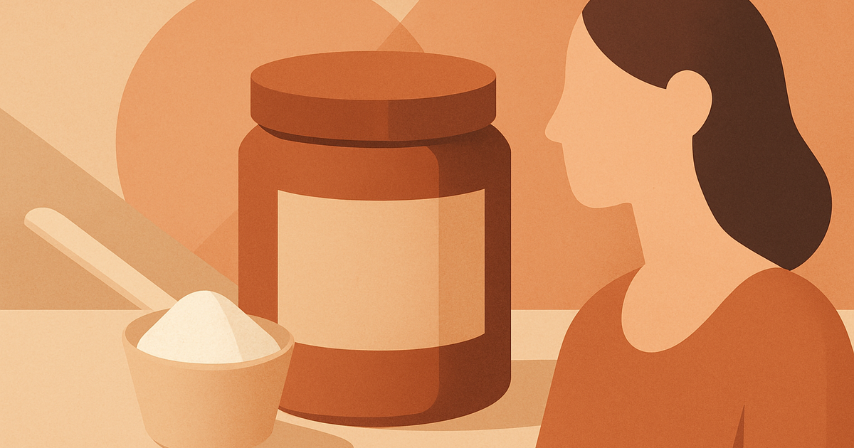 Illustration: collagen en poudre