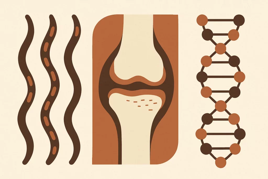 illustration collagène marin articulations — La Vouivre