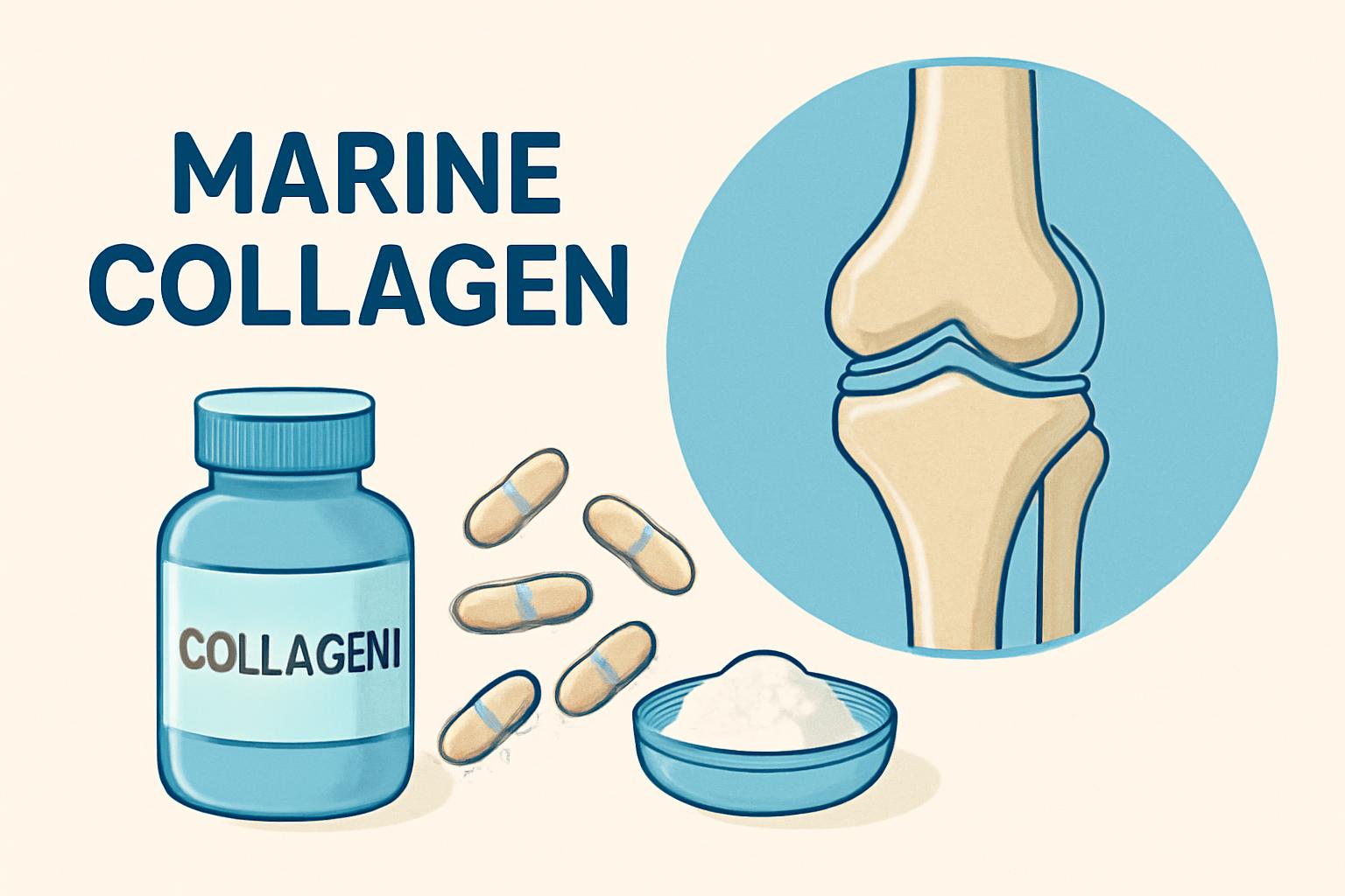 Collagène marin et articulations : récupération sportive