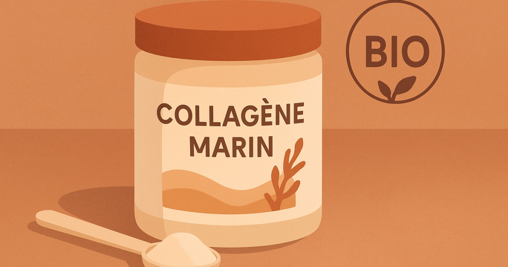 Illustration: collagène marin bio label qualité