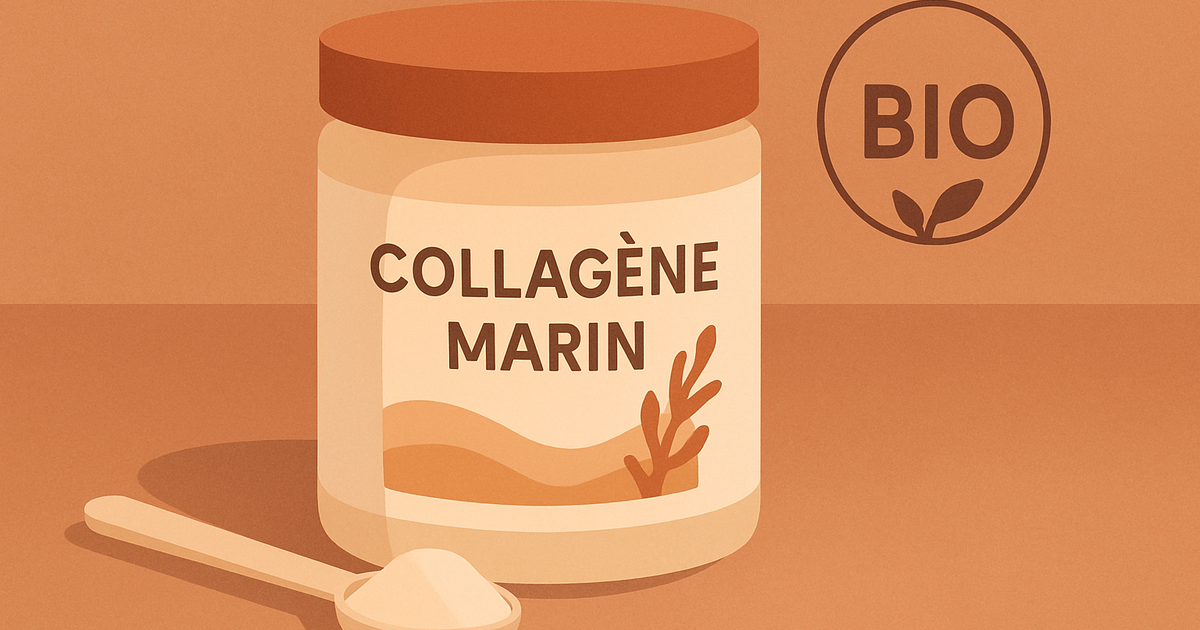 Illustration: collagène marin bio label qualité