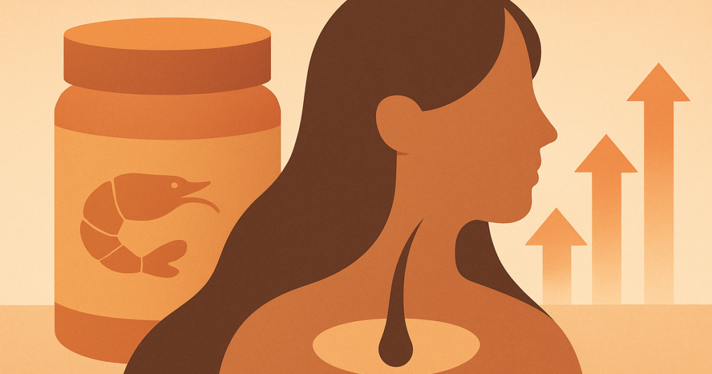 Illustration: Collagène marin et résultats sur la pousse des cheveux