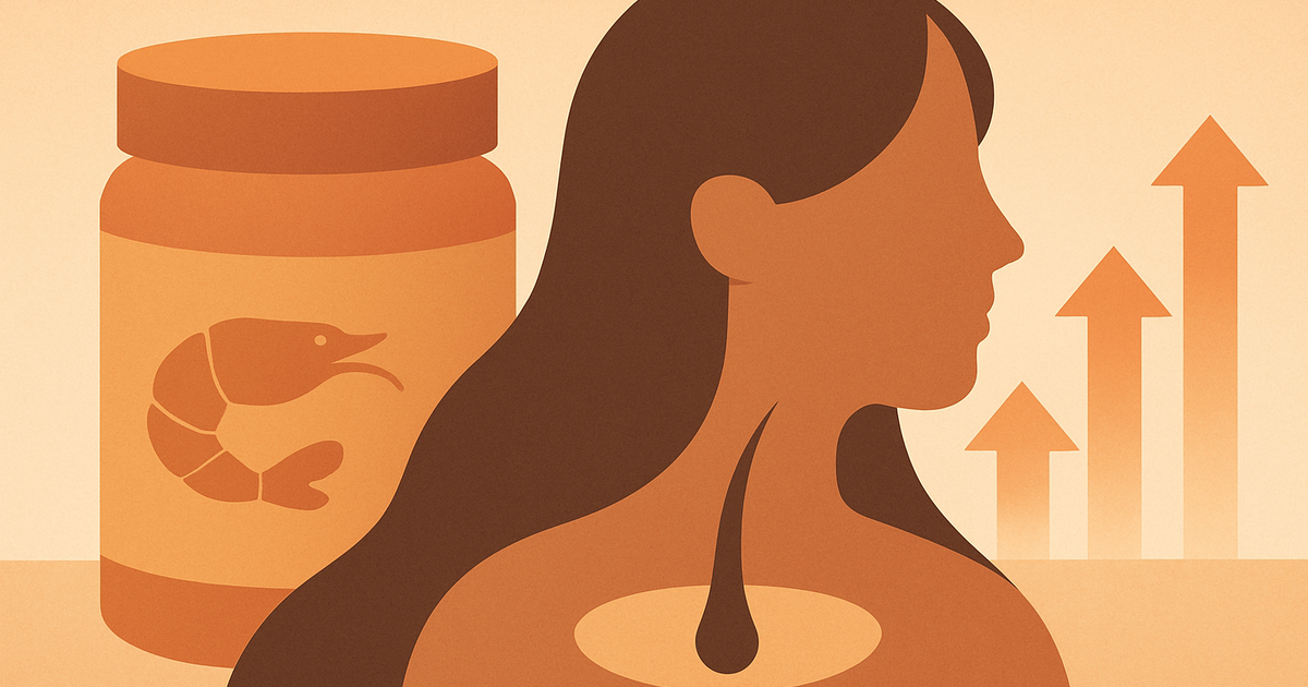 Illustration: Collagène marin et résultats sur la pousse des cheveux