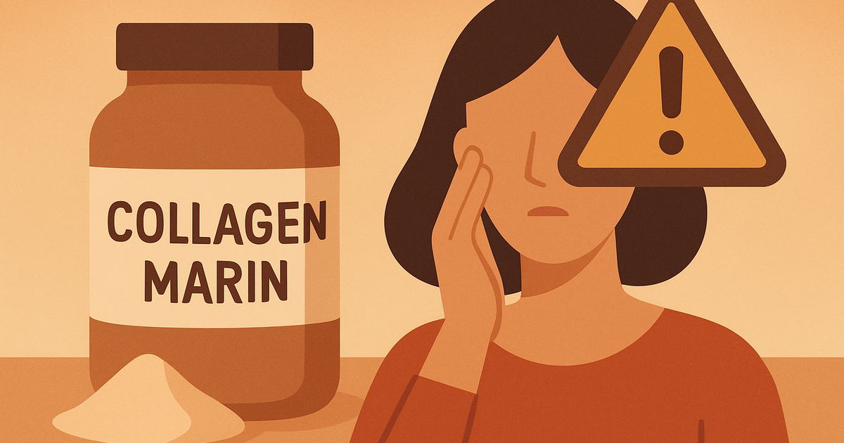 Illustration: collagène marin dangers contre-indications