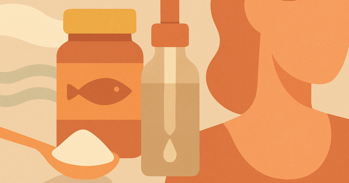 Illustration: collagène marin ou acide hyaluronique