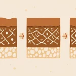 illustration résultats collagène marin peau semaines — La Vouivre