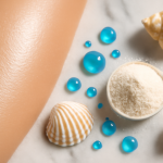 Résultats collagène marin sur la peau - texture lumineuse